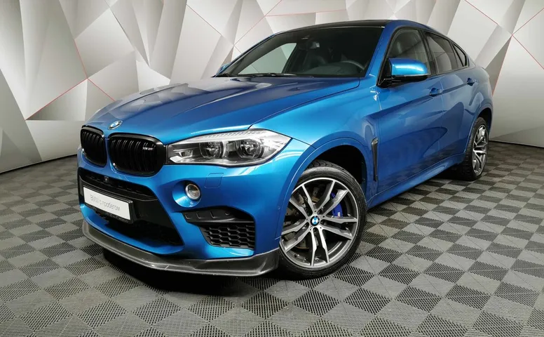 BMW X6 M 4.4 xDrive Steptronic (575 л.с.) Синий